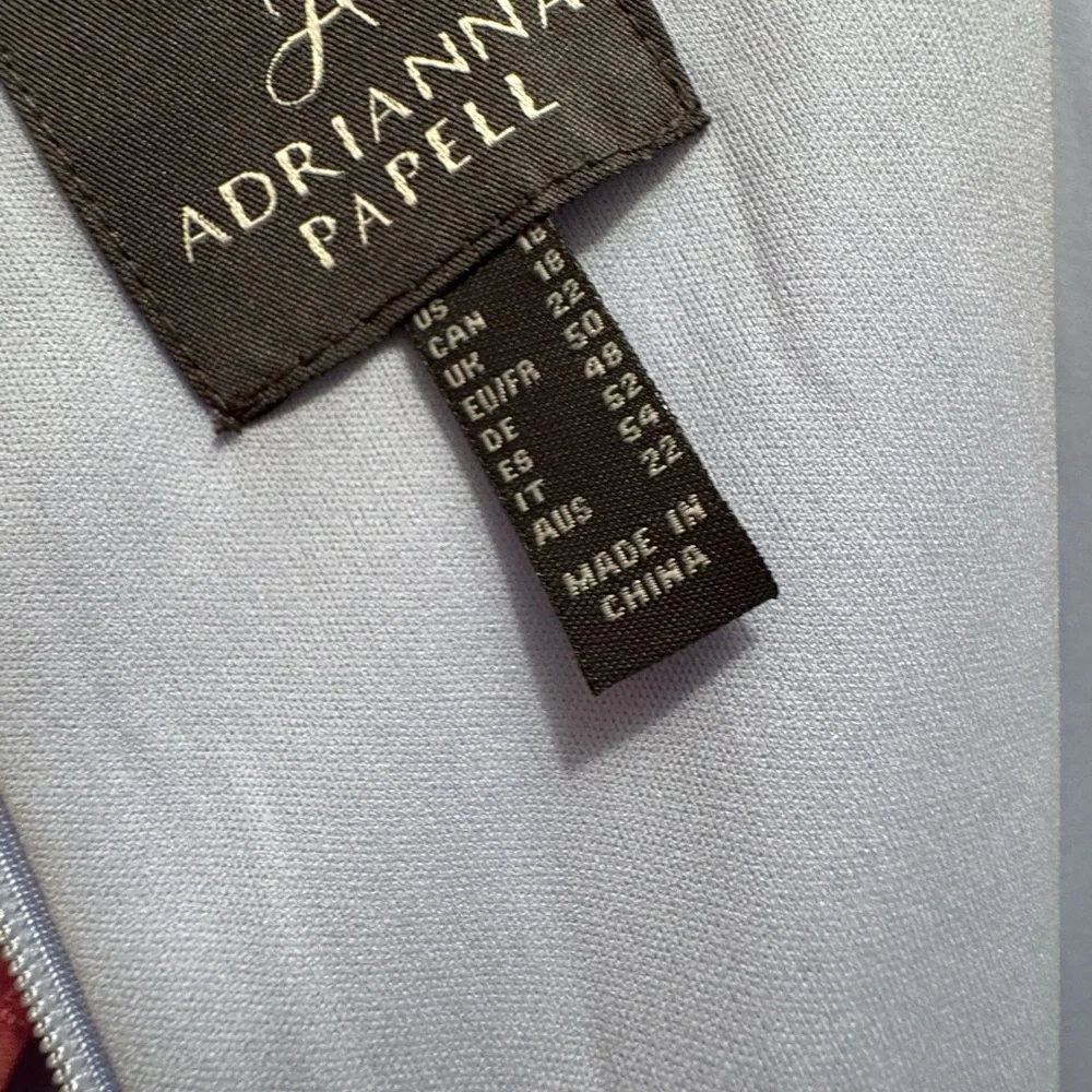 Adrianna Papell Opal Coral Chiffon Dress - Picture 3 of 7